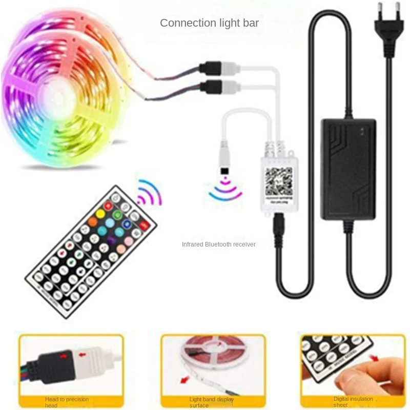 Strisce luminose a Led RGB 5050 impermeabile 20M 30M Wifi controllo del telefono Led nastro flessibile a nastro per TV retroilluminazione camera Home Party