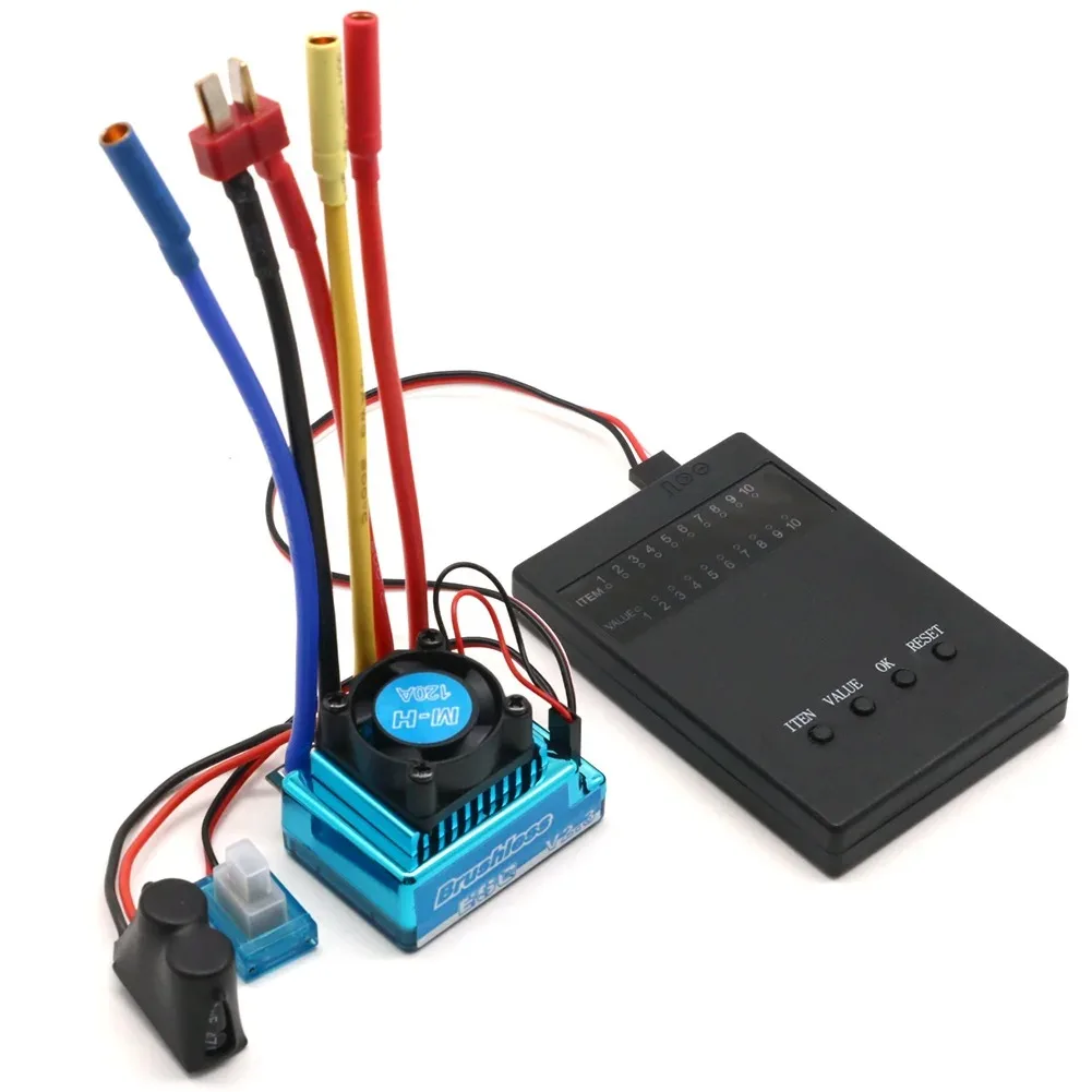 

Waterproof 45A 60A 80A 120A Brushless ESC Electric Speed Controller Dust-proof for 1/8 1/10 1/12 RC Car Crawler RC Boat Part