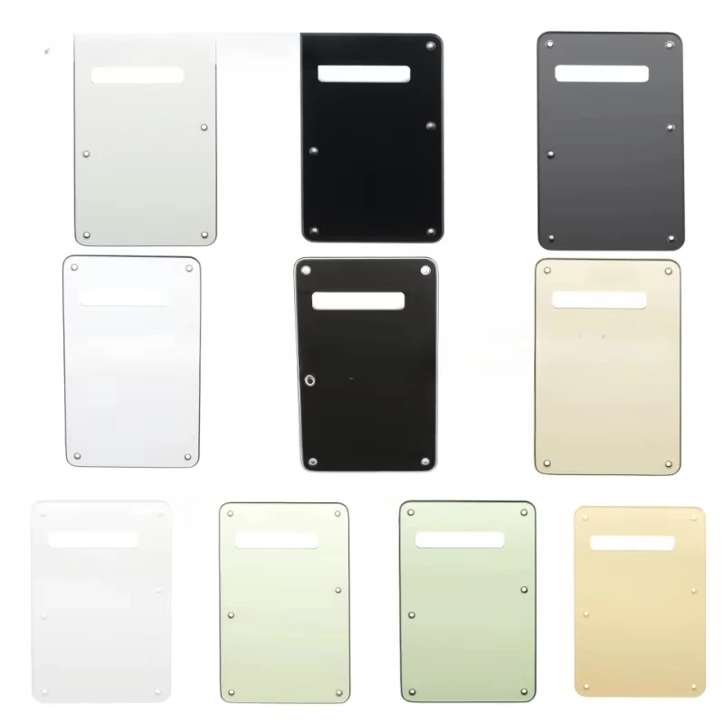Guitar accessories1pcs ST guitar back cover + guard screws, suitable for Fender Strat electric guitar