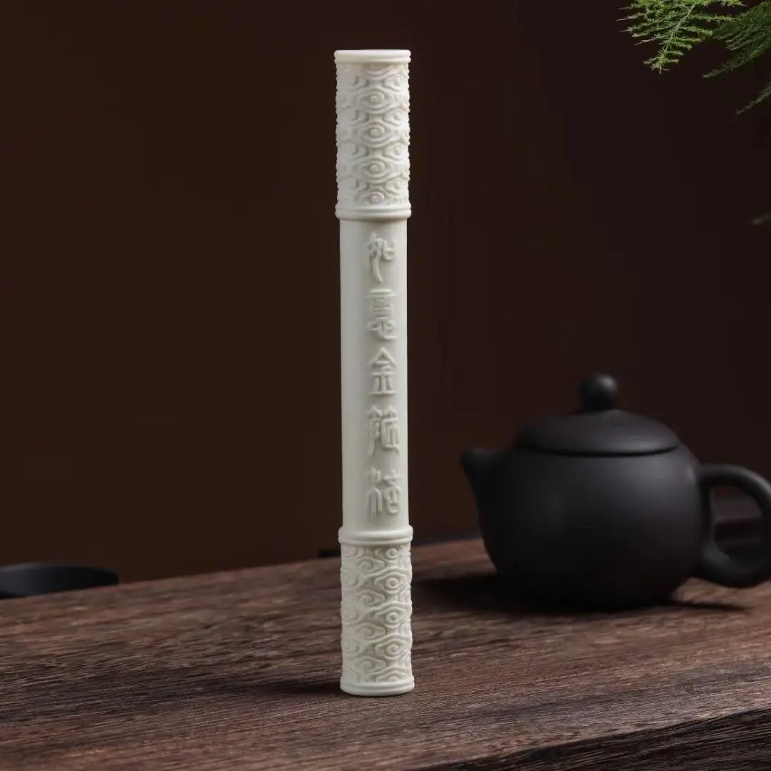high-end-ivory-fruit-qitai-daxing-monkey-king-sun-wukong-ruyi-halberd-golden-ruler-handle-horizontal-fortune-ornaments-crafts