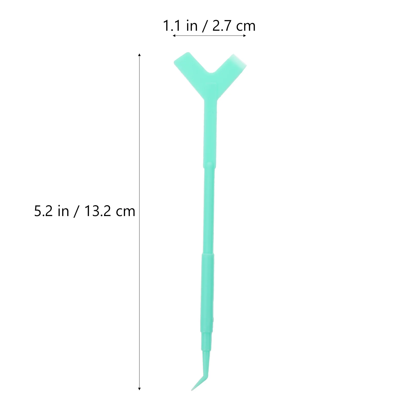 10 szt. Narzędzi do podnoszenia rzęs wielokrotnego użytku w kształcie litery Y, grzebyk do liftingu rzęs, szczoteczka do separacji rzęs do trwałej na rzęsy, do użytku domowego i w salonie.