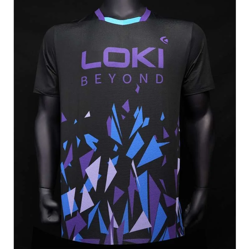 LOKI Table Tennis Jerseys Training T-Shorts New Style Absorb Sweat Comfort Top Quality Ping Pong Shirt Cloth Sport