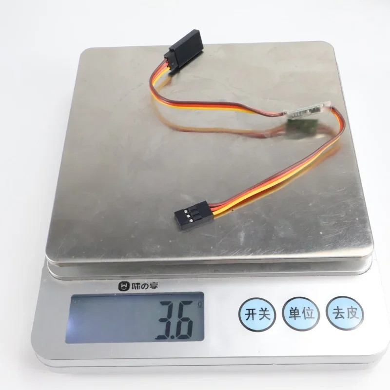 Inversor de engranaje de dirección de bajo/alto voltaje para servoplano RC, señal de inversor Servo Universal con cola en V, 4-6V / 3,6 V-24V