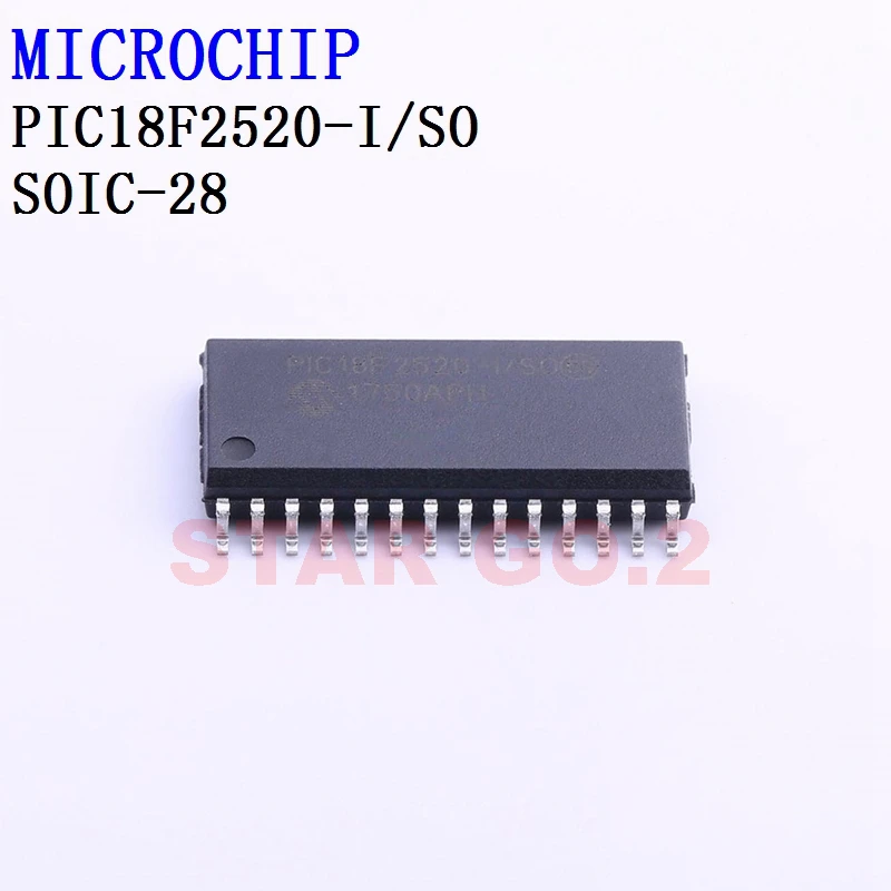 

2PCSx PIC18F2520-I/SO SOIC-28 MICROCHIP Microcontroller