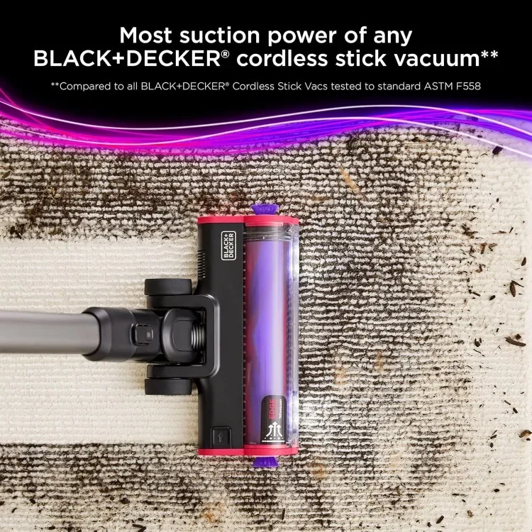 SUMMITSERIES Select Cordless Stick Vacuum Cleaner, LED Floor Lights, Lightweight, Portable (BHFEA640WG)