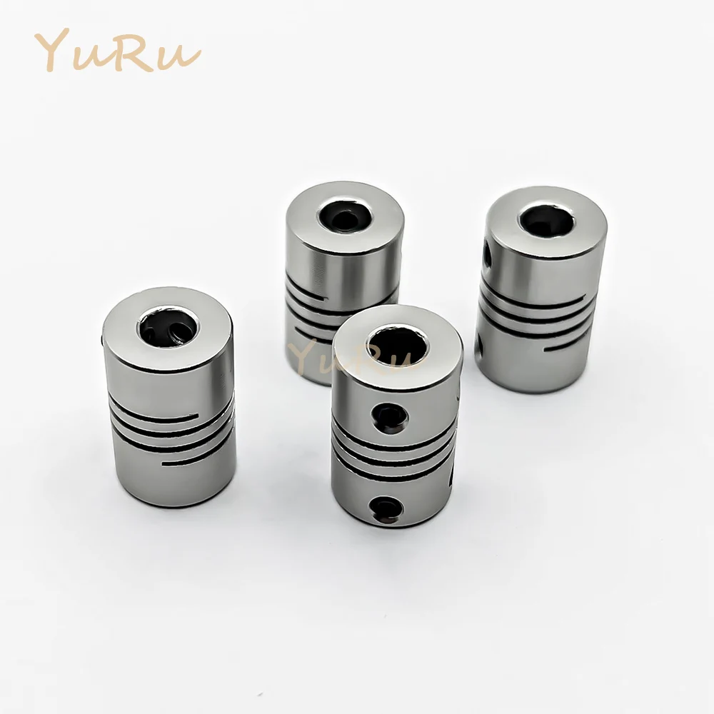 1PCS D12L18 Winding Top Wire Elastic Coupling Aluminum Alloy Bore 2/3/3.17/4/5/6/mm Shaft CNC D12 L18 Jaw Shaft Motor Coupling