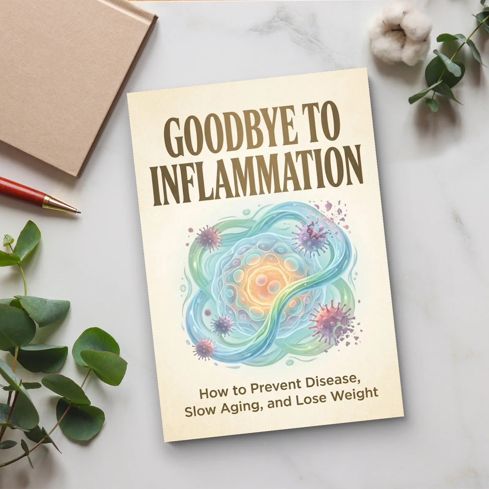 Say Goodbye to Inflammation, Learn How to Prevent Diseases, Anti-Aging & Weight Loss Guide Book, Health Care Self Reading Book