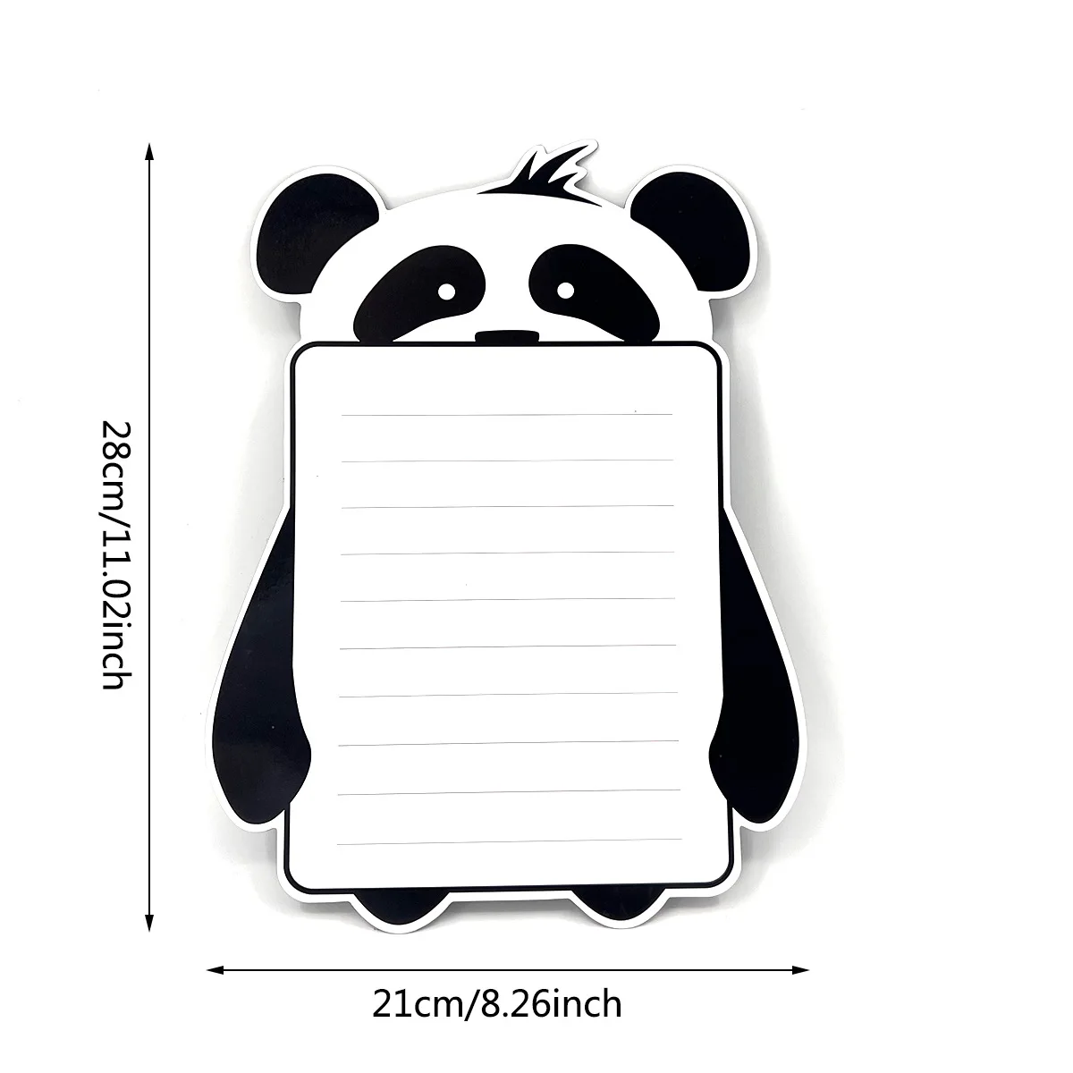 A stationery cartoon panda magnetic refrigerator magnet magnetic soft memo message whiteboard magnet blackboard sticker