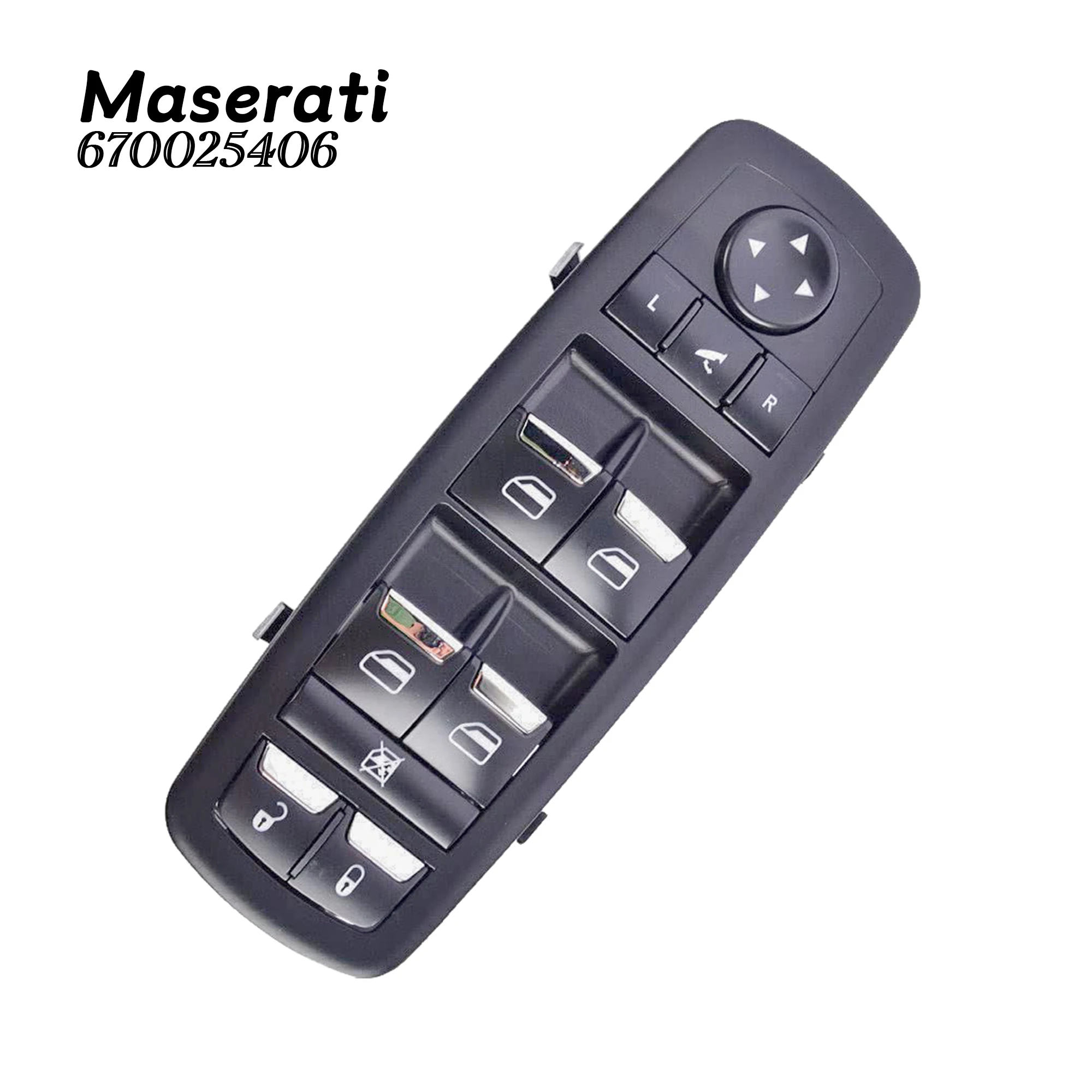 

670010305 для Maserati Ghibli Quattroporte 2013 2014 2015 2016 2017 2018, кнопка включения управления электрическим главным окном, 670097037