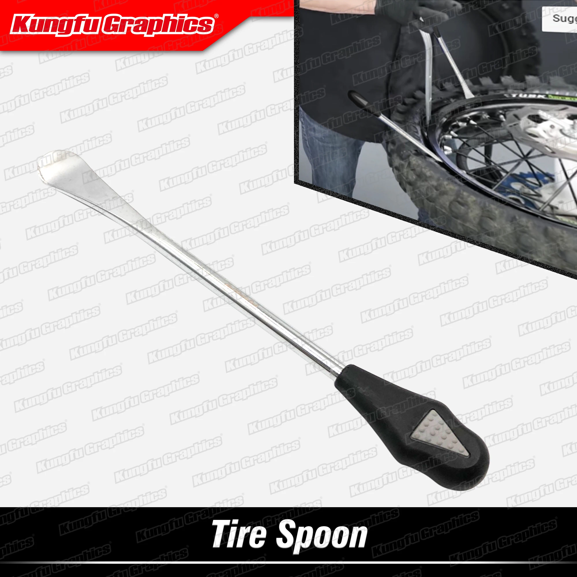 

JY Racing Motorcycle Bike ATV Tire Changers Tyre Spoons Iron Manual Tire Changing Tool Universal