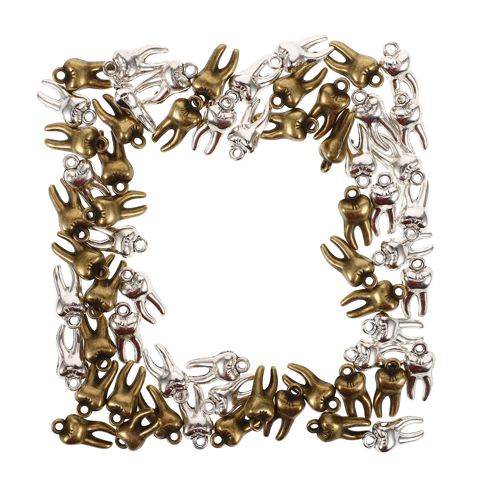 

60pcs Simulation Charms For Diy Jewelry Making Durable Smooth Edges Keychain Bracelet Earring Ornament Crafts Accessories Mini