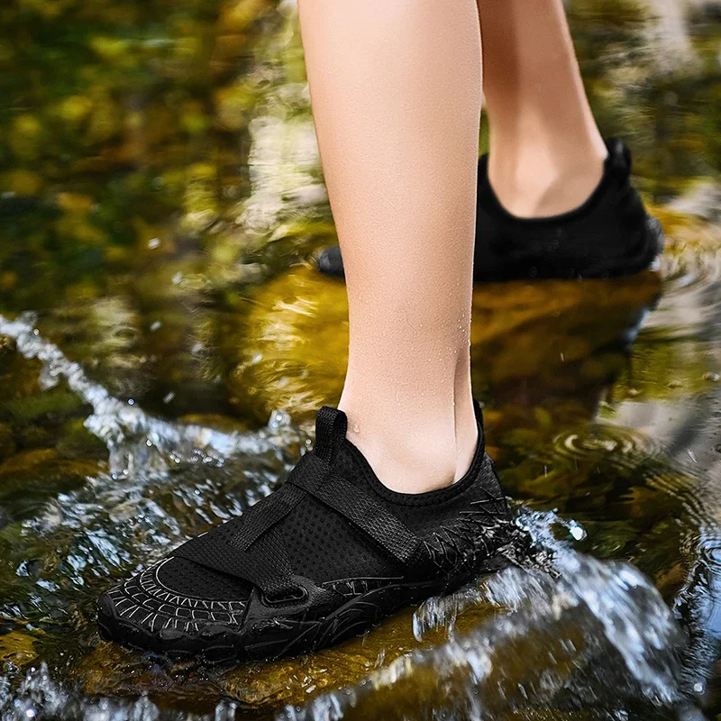 Chaussures de pataugeoire pour hommes, chaussures d'eau aquatique à séchage rapide pour adultes, pieds nus pour la plage, chaussettes de natation, piscine de rivière, lac, randonnée, kayak, surf