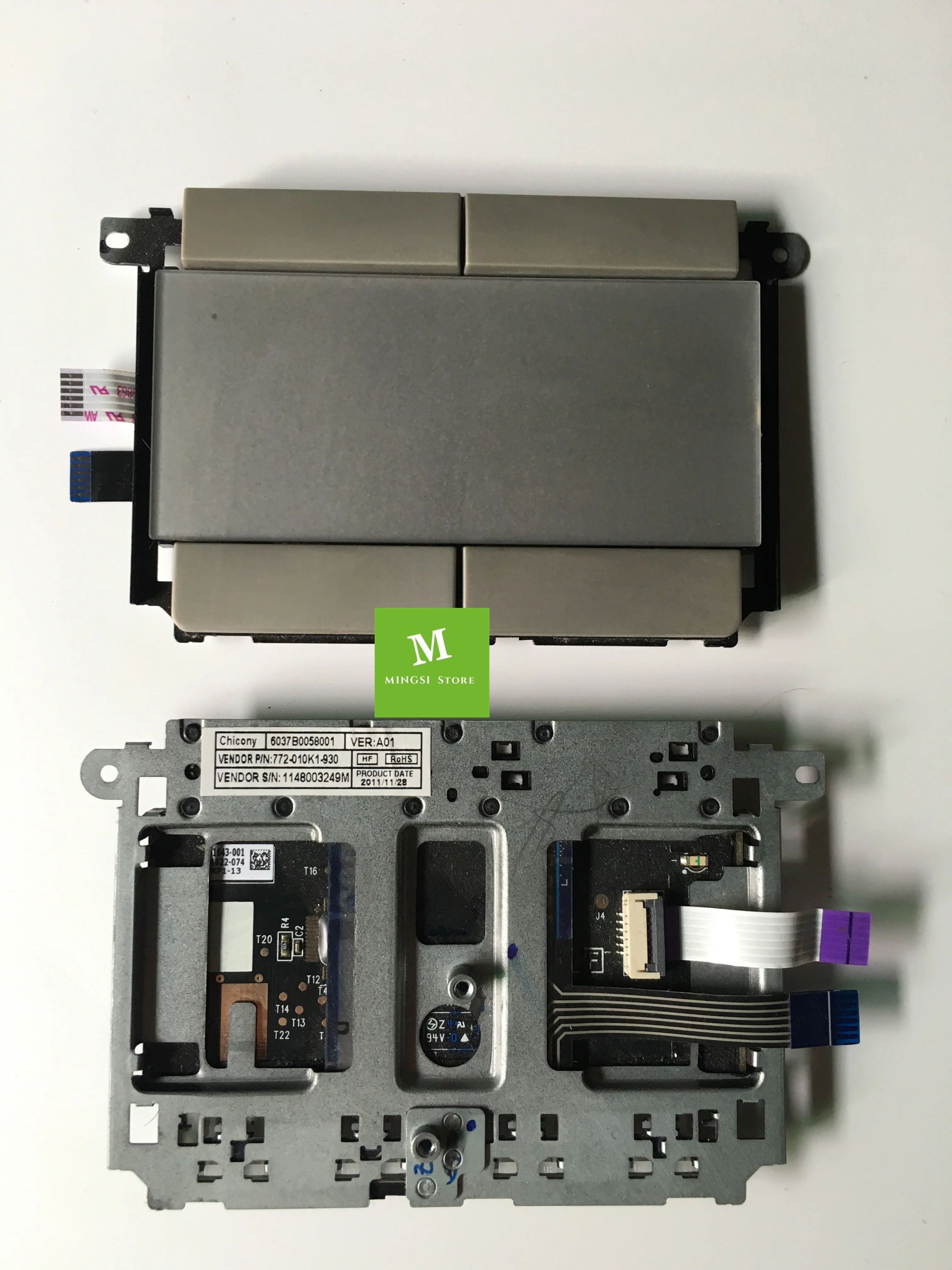 Placa de Touchpad para hp 2570p 2560p 8570w 2170p 8460p 8470p 8560p Genuíno