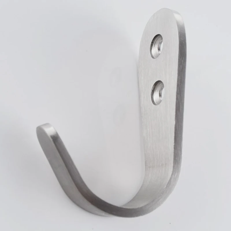5 Pcs Stainless Steel Organizer Hook Bathroom Hook Rustproof Kitchen Utensil Utility Hanger Metal Wall Mount