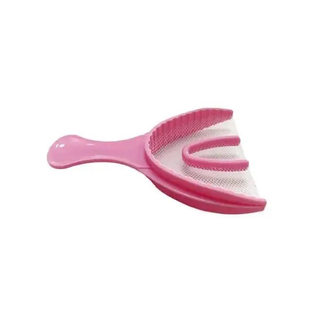 

160Pcs Dental Bite Registration Trays Disposable Plastic Bite Impression Trays Mold with Net Dentistry Colorful Teeth Holder