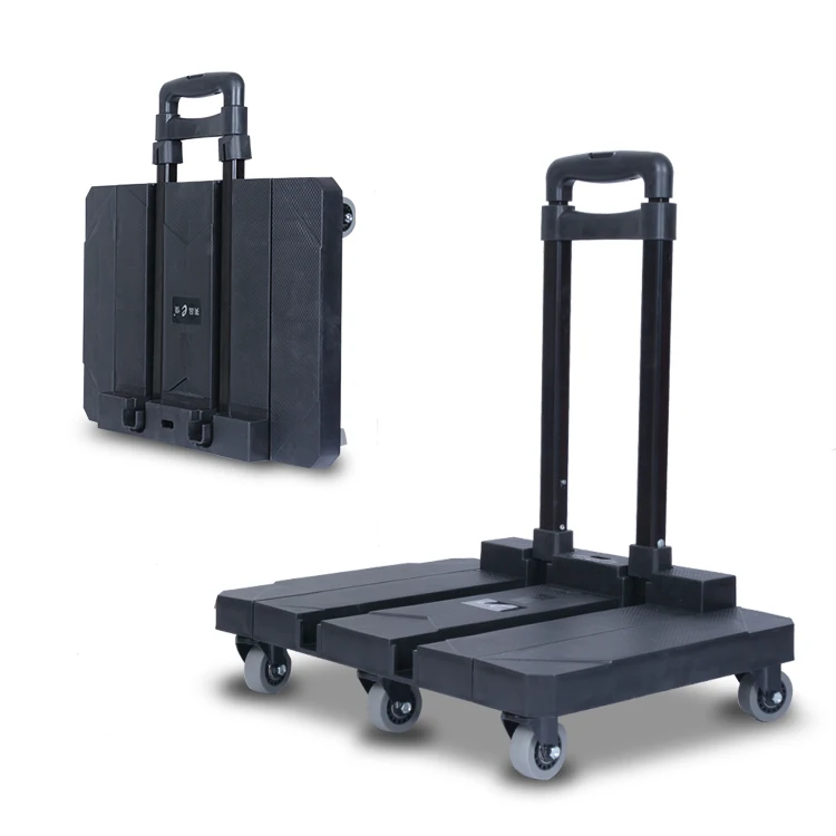 Removable folding luggage cart shopping cart for stair climbing