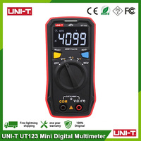 UNI-T UT123 Mini Digital Multimeter AC DC Voltage Meter Resistance(Ohm) Temperatue Tester NCV/Continuity Test/EBTN Color Screen