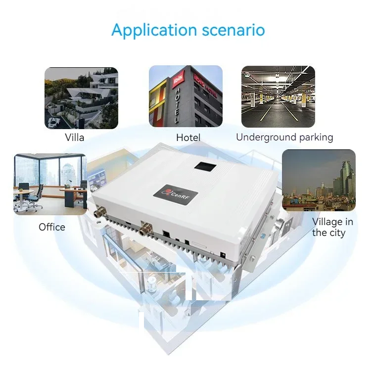 1800MHz 2100MHz 20dBm Dual Band Signal Digital Booster GSM 2G 3G 4G LTE Network Cellular Amplifier Pico Repeater