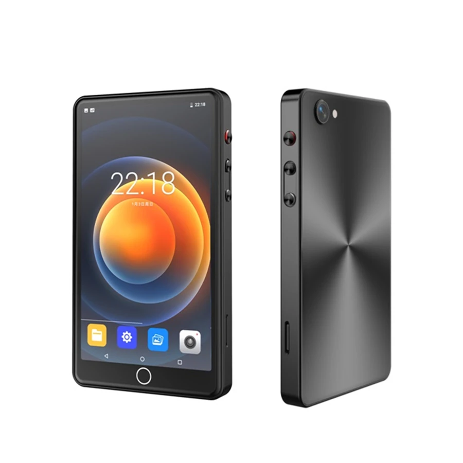 مشغل Mp3 مع كاميرا ، بلوتوث ، واي فاي ، أندرويد ، 64 جيجابايت ، شاشة تعمل باللمس ، hifi ، مسجل الموسيقى ، فيديو ، مكبر صوت بطاقة tf ،