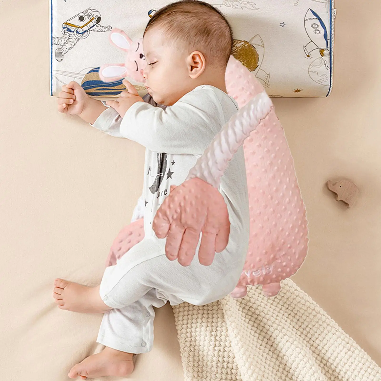 ベビー睡眠おしゃぶりベビーパッティング枕睡眠感覚ぬいぐるみ動物ベビーベッドベッド幼児バシネット子供保育園シャワー旅行