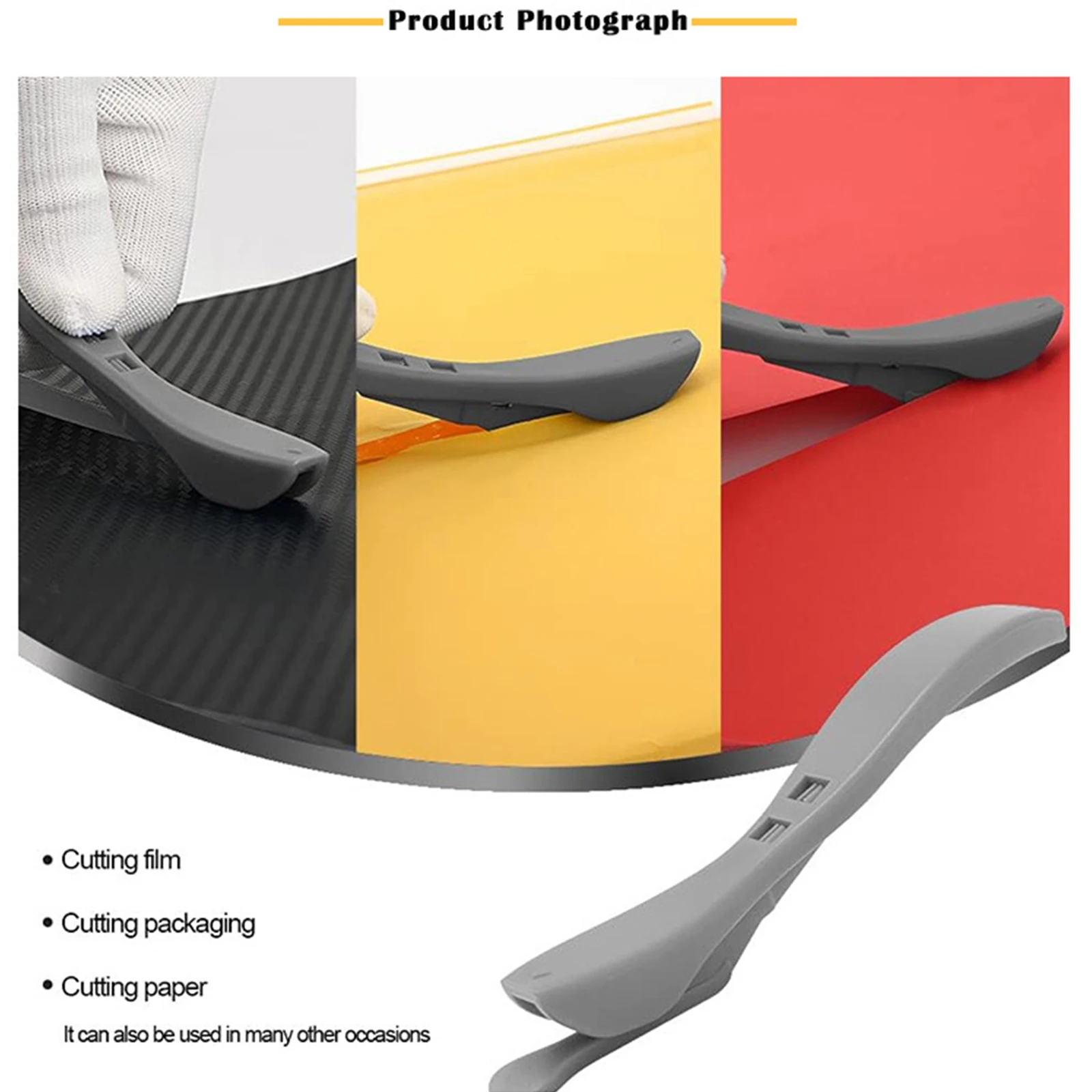 包装紙カッタービニールラップカッターツールペーパーカッタースライダースライド切断ツールスクラップブッキング用クリスマスラップロール紙