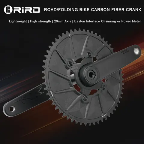 RIRO 탄소 섬유 110BCD 크랭크 셋 11S 12S 도로 자전거 크랭크 셋 105 R7000/R8000/R9100/R7100R8100/R9200 도로 자전거 크랭크 세트