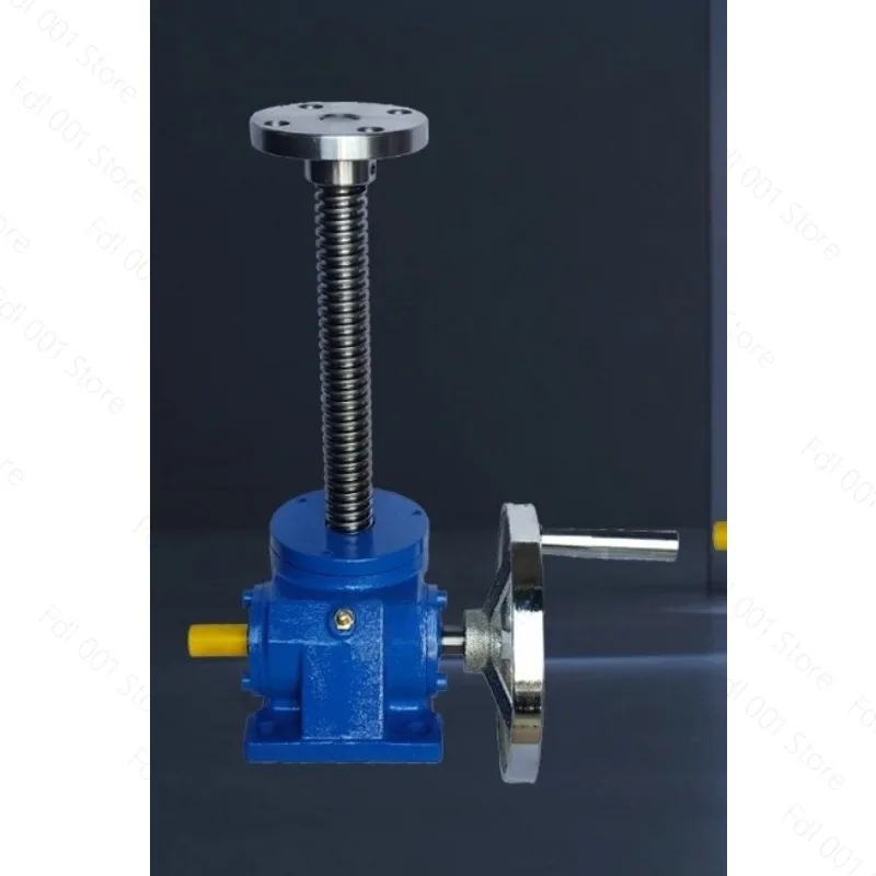 Screw lift, hand-cranked manual lift platform, small electric four-bar screw