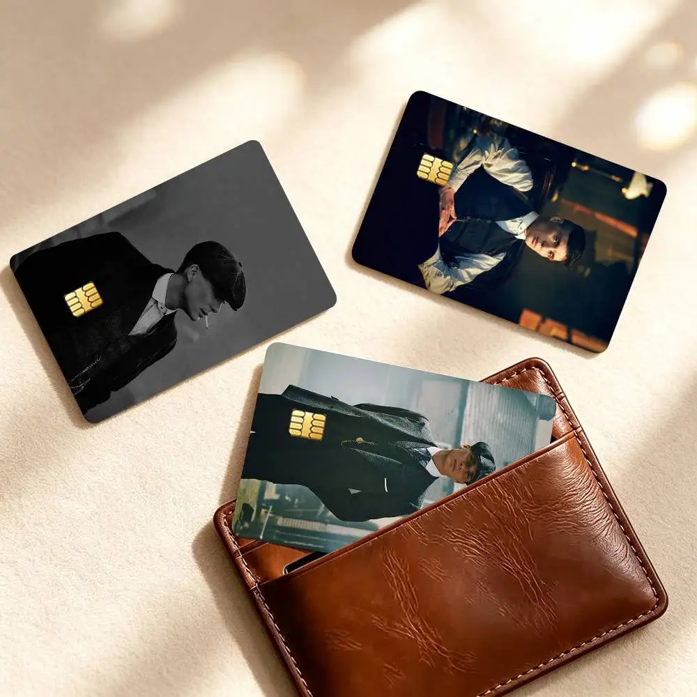 P-Peaky Blinders T-TV Show  Credit Card HD Stickers Game Card Decal Small Chip Waterproof Sticker Gift