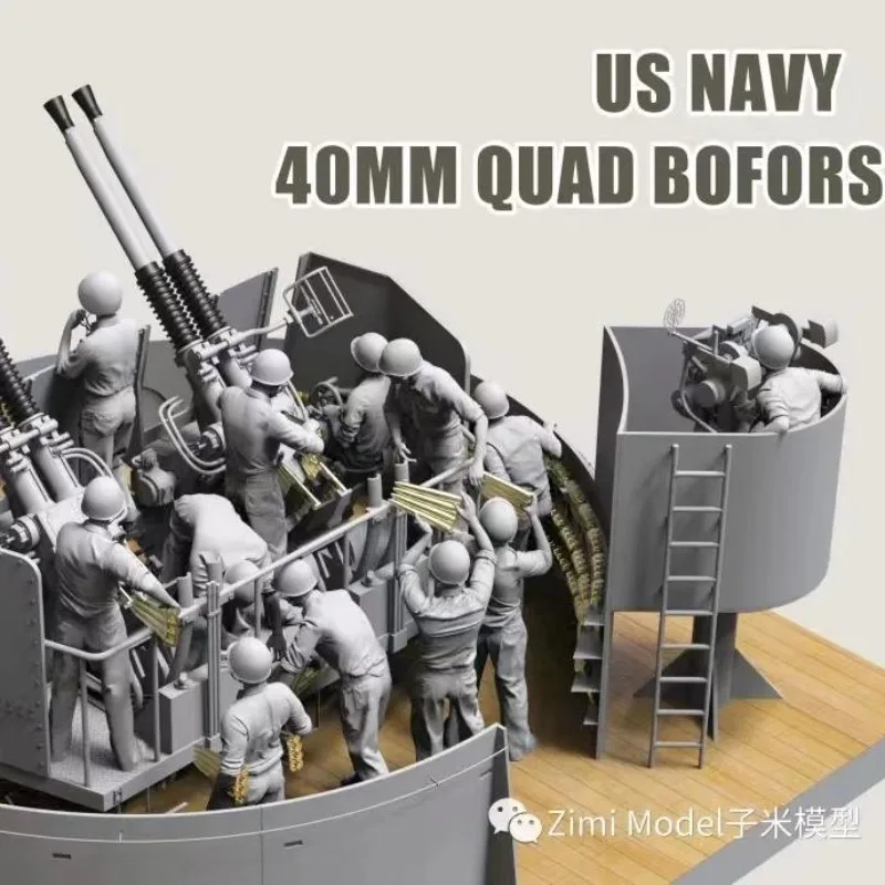 

TOUCAN C3D01-04 1/35 US Navy 40mm Quad Bofors Soldier DIY Accessories