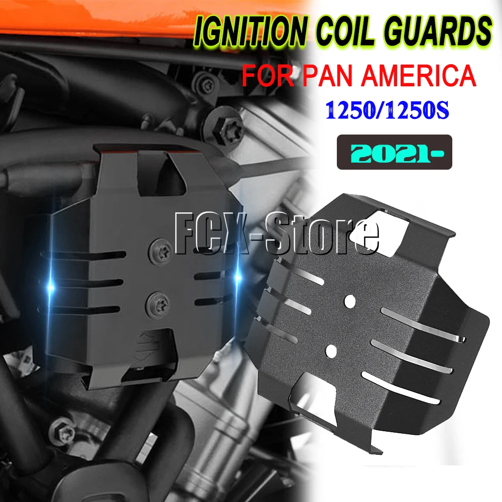 2021 2022 Ignition Coil Guards PA 1250 PA 1250S New Black Aluminum Motorcycle Accessories PA1250 For PAN AMERICA 1250 S Special