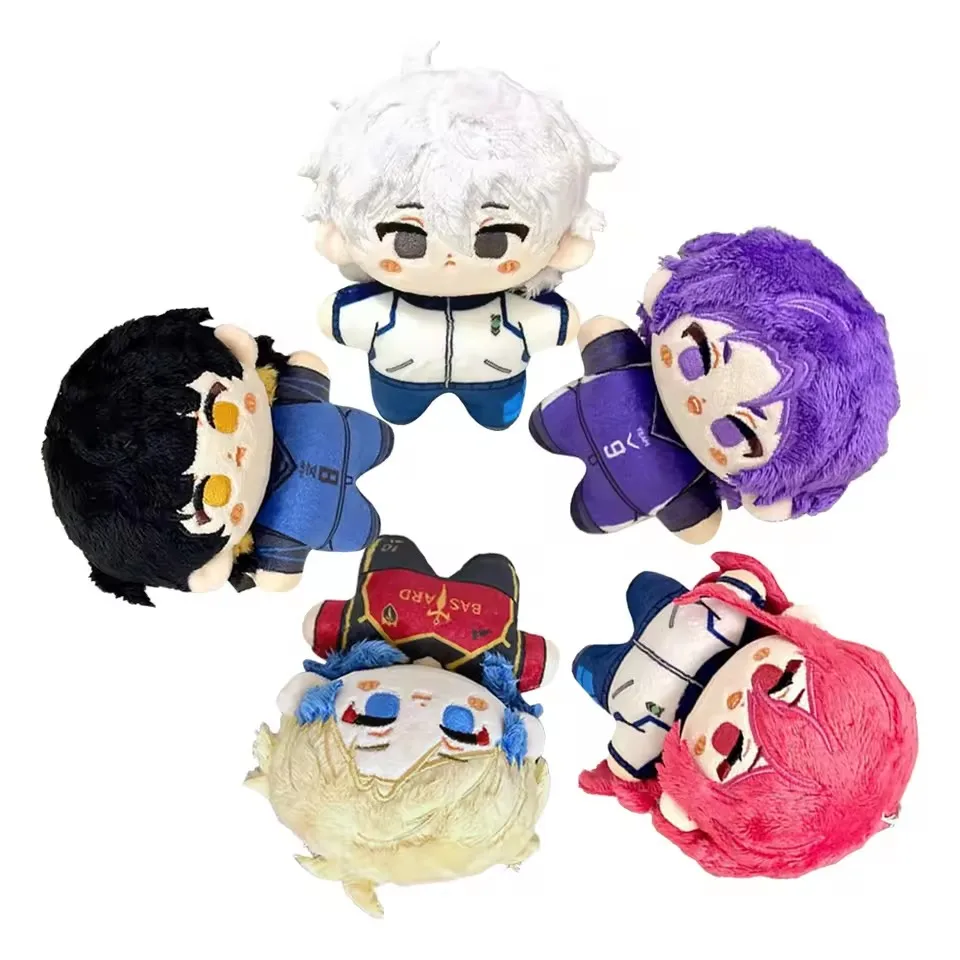 12cm Anime Plush Stuffed Doll Michel Caesar Seishiro Nagi Reo Mikage Chigiri Hyoma Bachira Meguru Pendant Keychain ornament gift