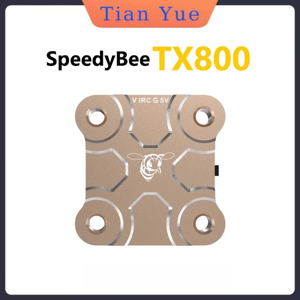 

TX800 VTX 5,8G 48CH SpeedyBee PitMode Выход 25 МВт/200 МВт/400 МВт/800 МВт Передатчик дальнего действия Поддержка батусов RC FPV Racing Drone