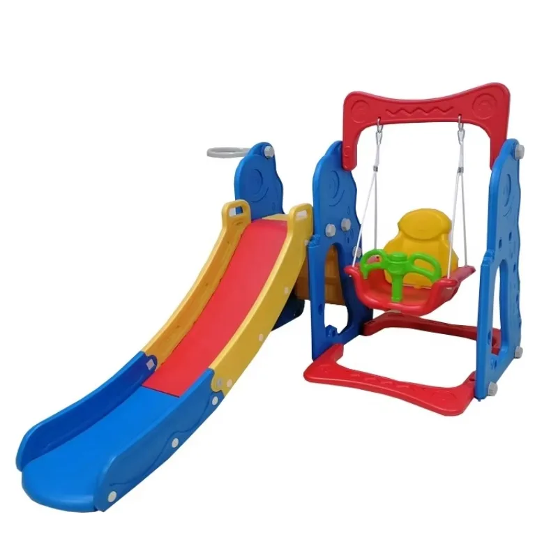 

Baby Slide Indoor Plastic Slide and Swing for Kids Kindergarten