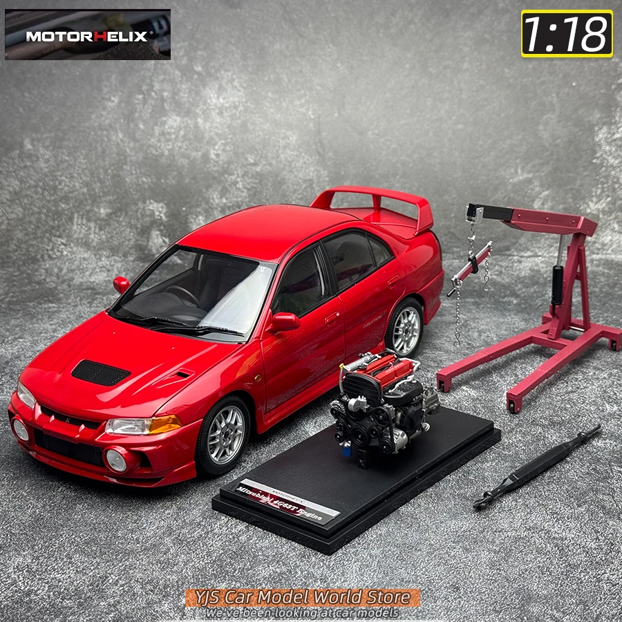 三菱　ランサーエボリューションⅣ　1/18　MOTOR　HELIX MOTORHELIX 1:18 Mitsubishi Lancer Evolution IV (3 Colours