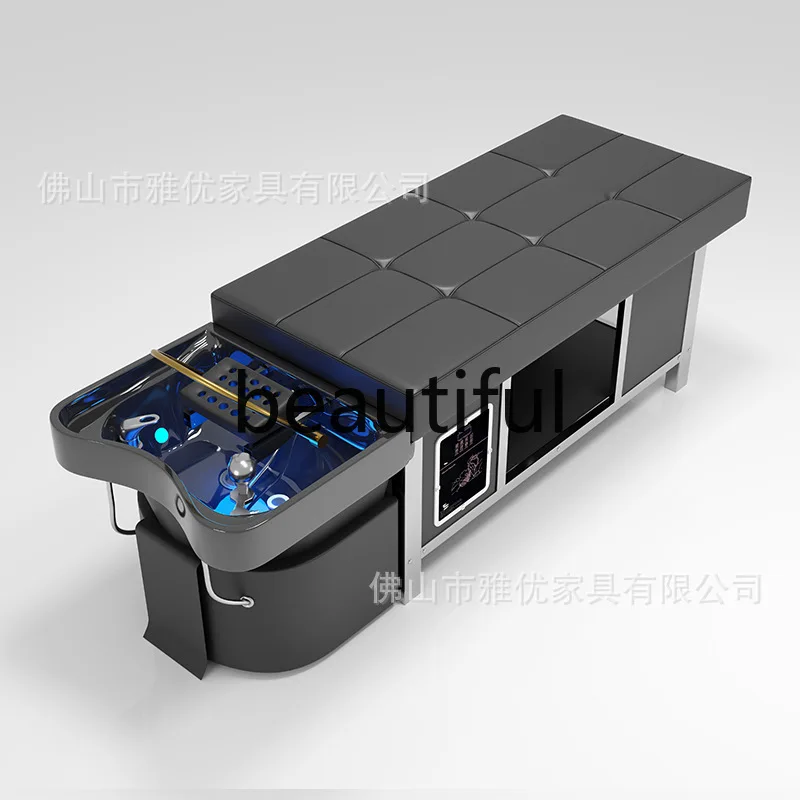

Разборная кровать с шампунем Парикмахерская Парикмахерская Массажная кровать Туина Кровать для лечения головы с циркуляцией воды