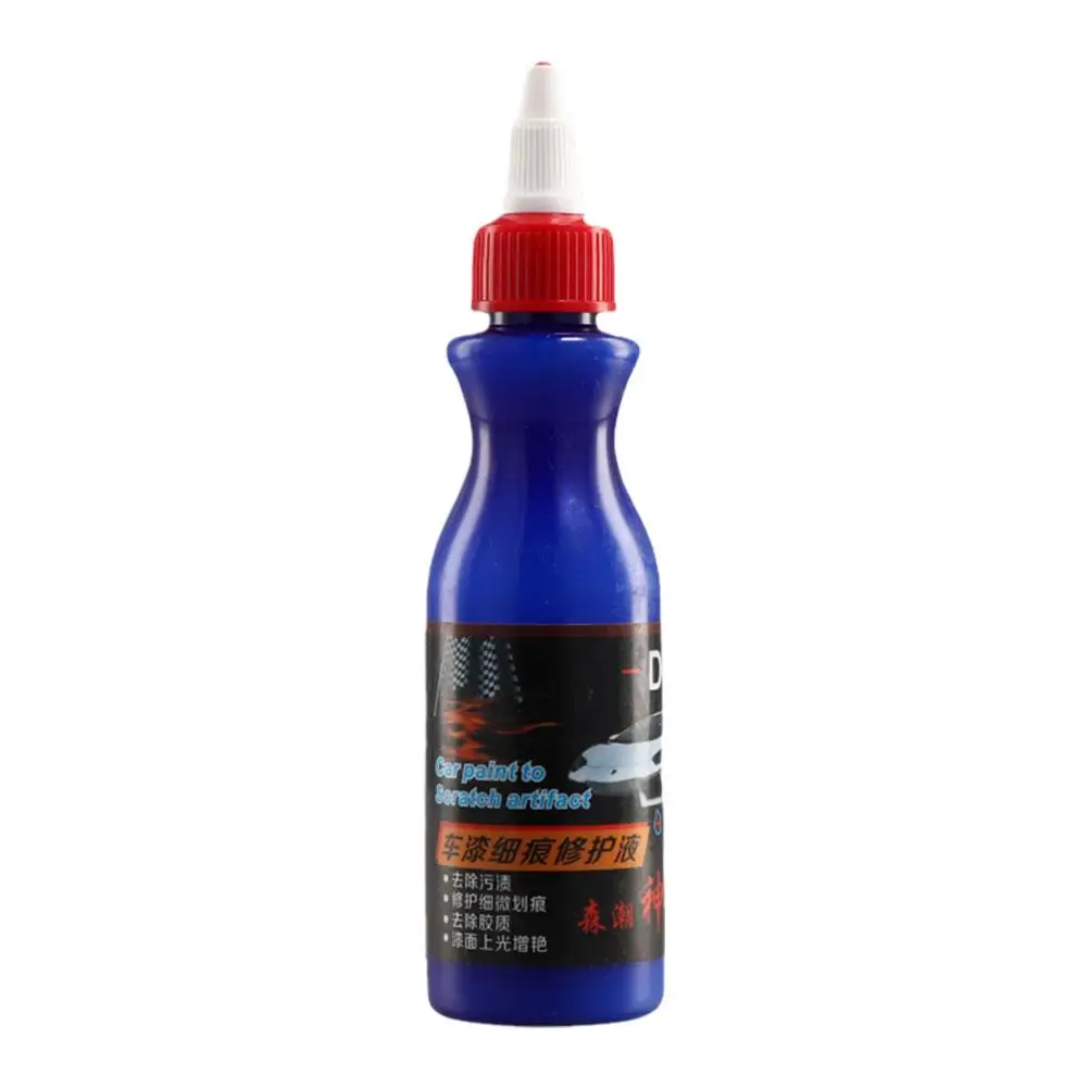 Small Blue Paint Brush For Car Scratch Repair Solution For Removing Stains, Scratch Repair Agent, And Scratch Tool