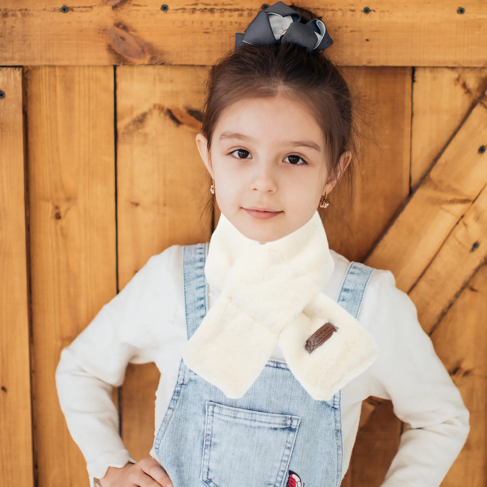 

1 шт. Зимний меховой шарф-воротник, толстый перекрестный воротник, мягкий, приятный для кожи, модный, для улицы и дома, аксессуар для шеи