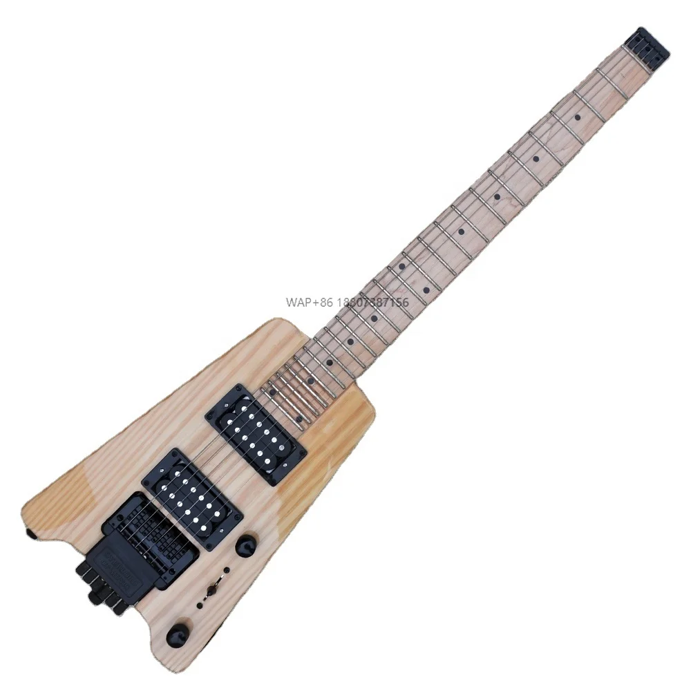 Headless Electric Guitar Custom Made Electric Guitar Stringed Instruments Scalloped Last 4 Frets