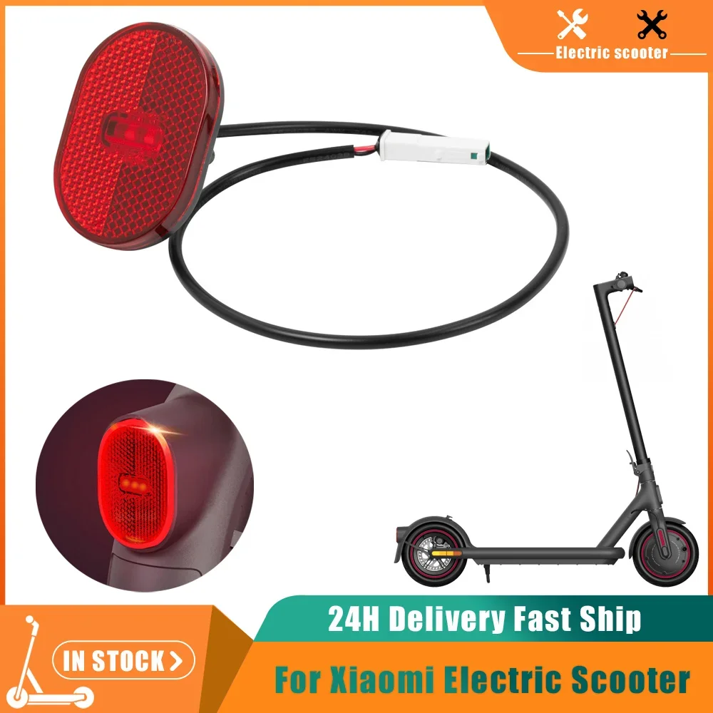 Luz de freno para patinete eléctrico Xiaomi Mi 4Pro, lámpara de luz trasera LED para monopatín, piezas de luces traseras, piezas de patinete eléctrico