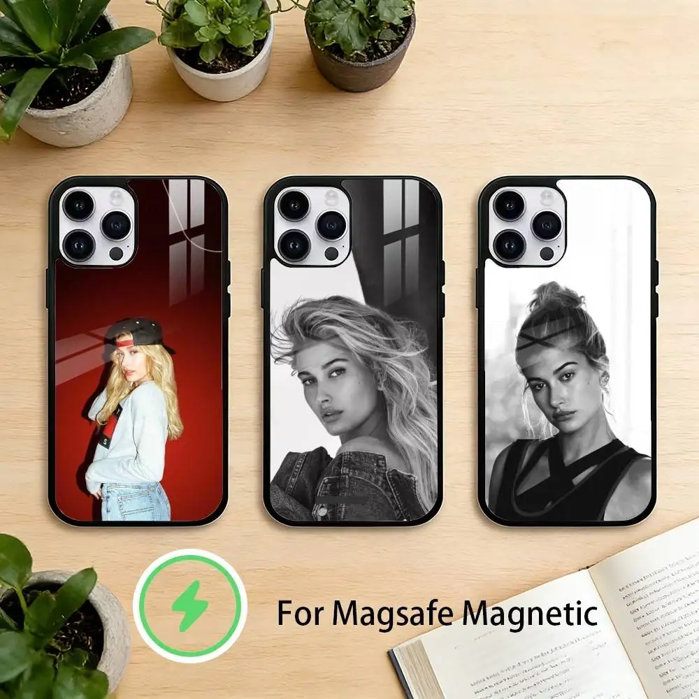 

y2k trend lcon hailey Phone Case For iPhone 17/16/15/14/13/12/Plus/Pro/Max for Magnetic Wireless Charging