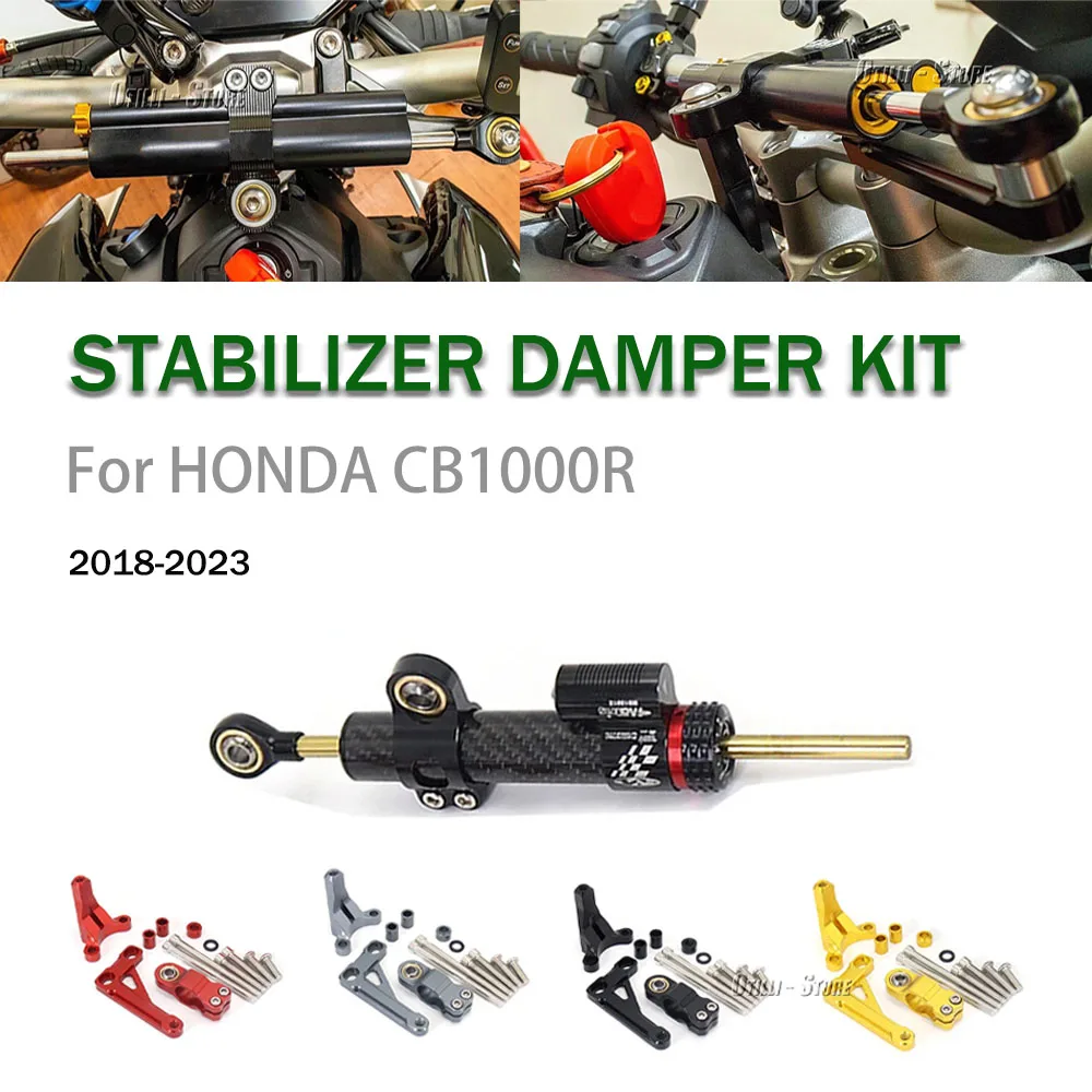 

2018 2019 2020 2021 2022 2023 Motorcycle Steering Stabilizer Damper Mounting Bracket Kit For HONDA CB 1000 R CB1000R cb1000r