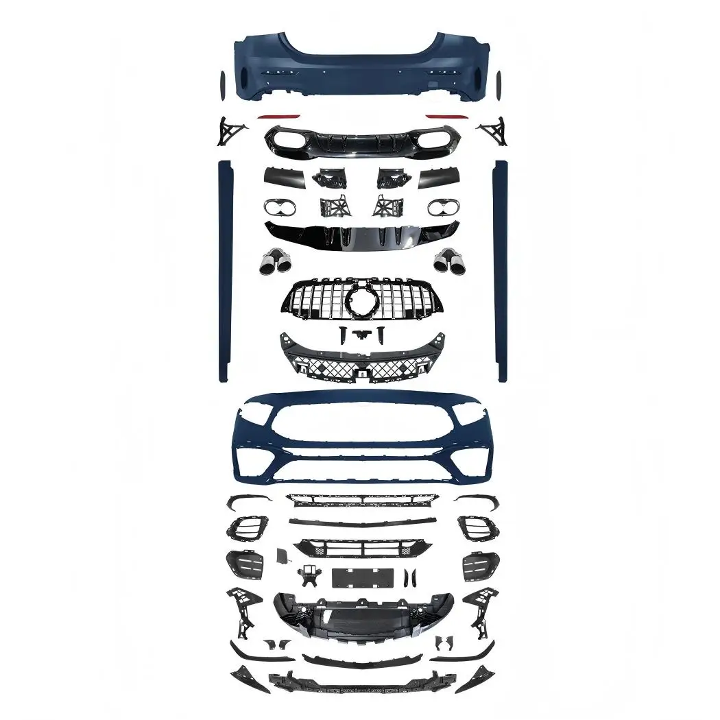 Kit For Mercedes Benz A Class W177 19-24 AMG A45 Body Kit New Condition Front Bumper Rear Bumper Side Skirt With Included Clips