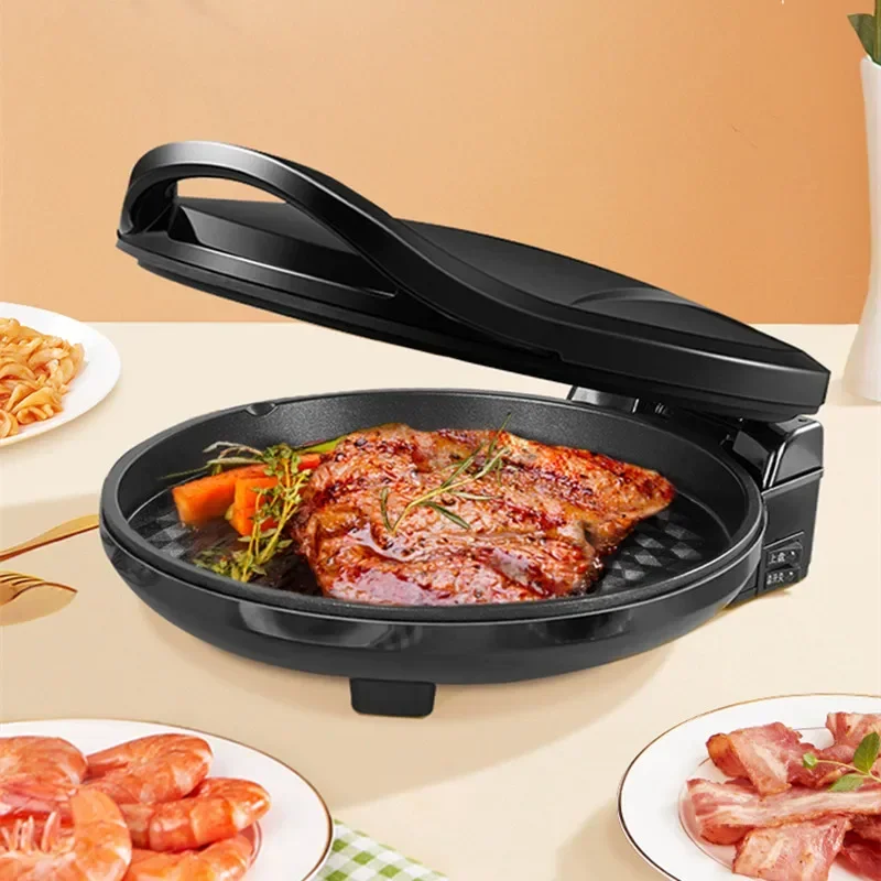 Pancake Pan Household Double-sided Heating Frying Machine 25mm Deep Baking Tray Breakfast Machine