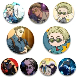 Anime Cartoon Character Round Lapel Pins, Nanami Kento Badge, Acessórios de Jóias Criativas, Presentes para Amigos, 58mm, 44mm, 32mm