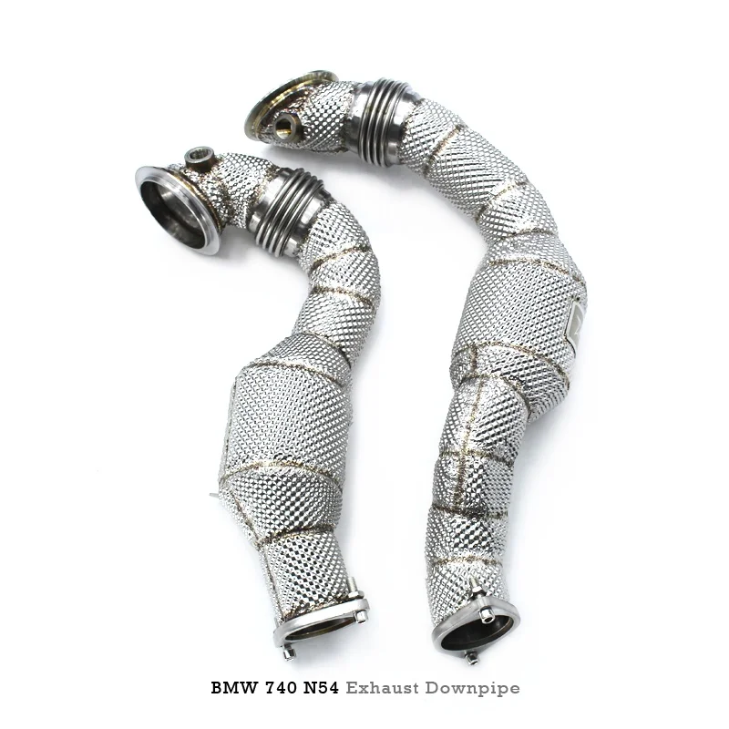 

Head Section High flow Pipes Exhaust Pipes branch downpipe Exhaust Pipe with catalyst For BMW TH7 730/740 N54 F02 3.0T