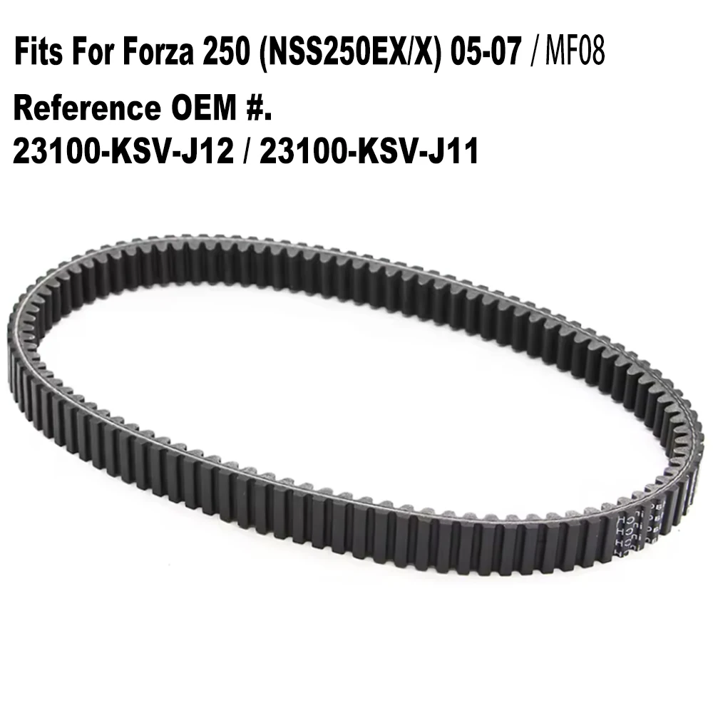 

Scooter Drive Belt CVT Clutch Belt For Honda Forza 250 /X NSS250EX/X MF08 2005-2007 23100-KSV-J12, Benelli ZenZero 350 2012-2014