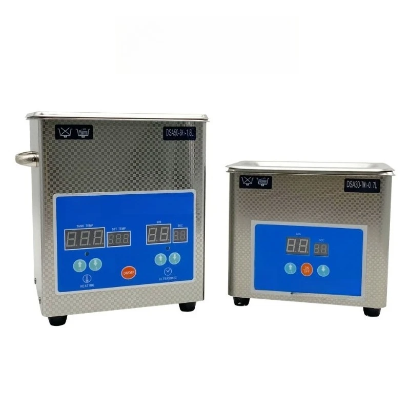 

Single head digital display cleaning machine 0.7L1.8L small jade ultrasonic cleaning machine