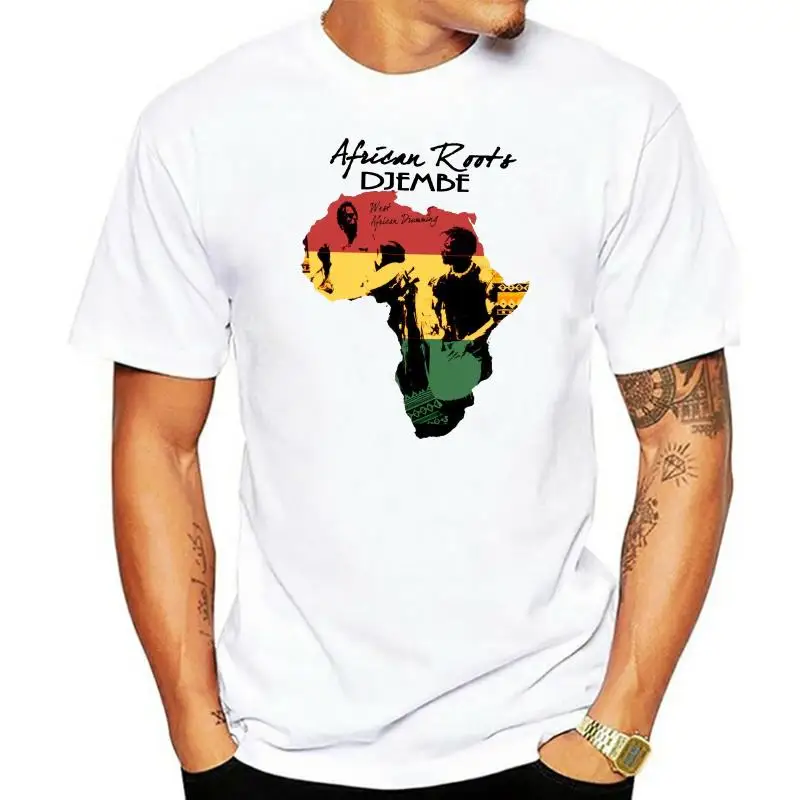 2024 Fashion Casual Men T-shirt Africa T-Shirt, African Map, Black History, Rastafari, Reggae Cotton Tee NEW