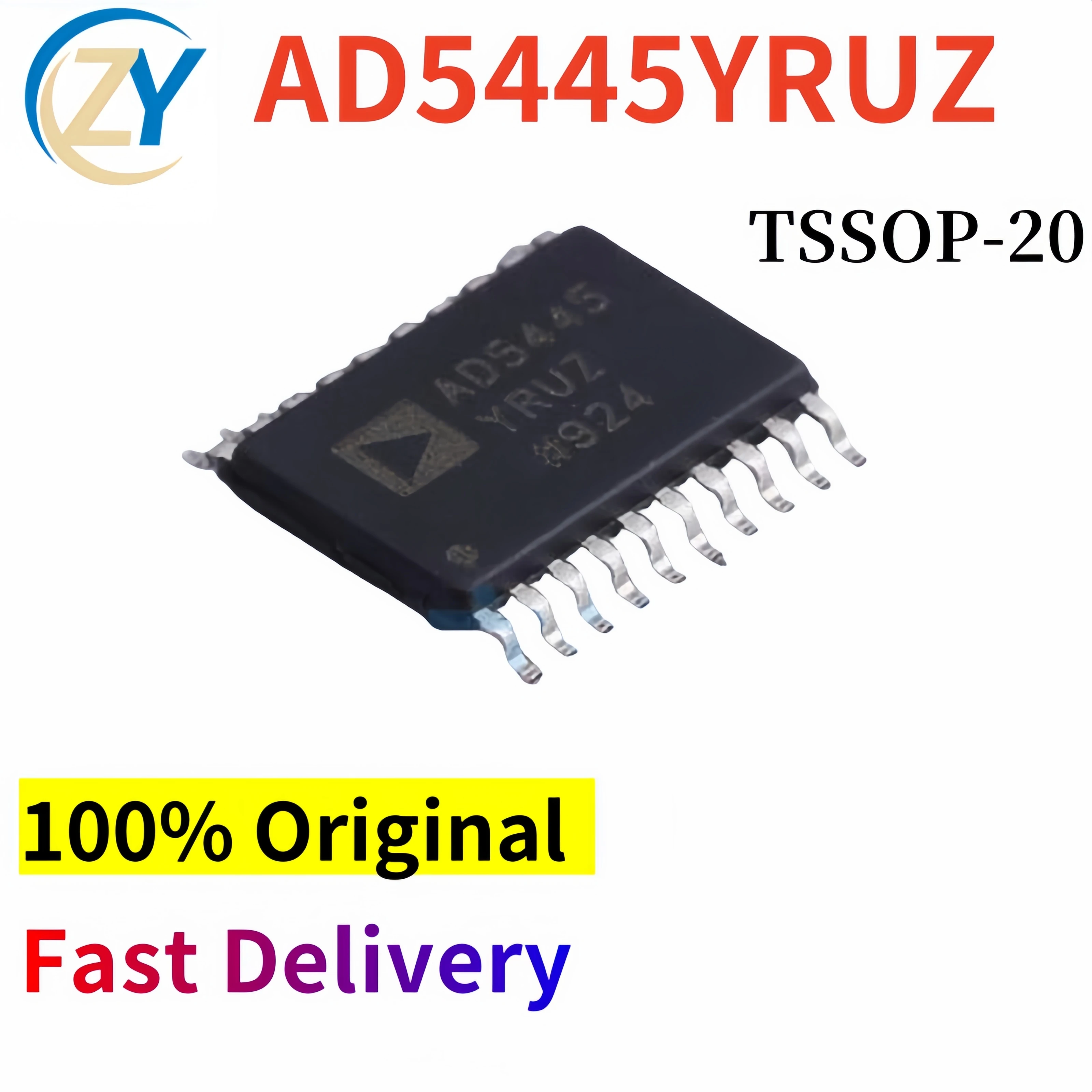 (2pcs) AD5445 Converters AD5445YRUZ TSSOP20 2.5V to 5.5V 100% Original & In Stock