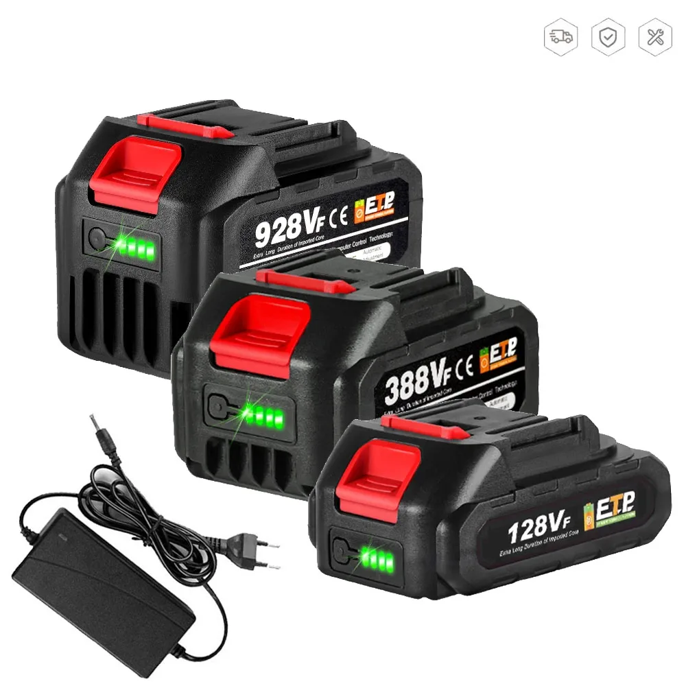Recarregável Li-lon 22500mah 15000mah 7500mah com Indicador de Bateria para Makita Electric Power Tool Bateria de Lítio 18v